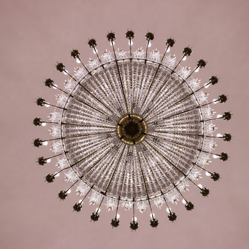 Luxe Crystal Cascade Chandelier