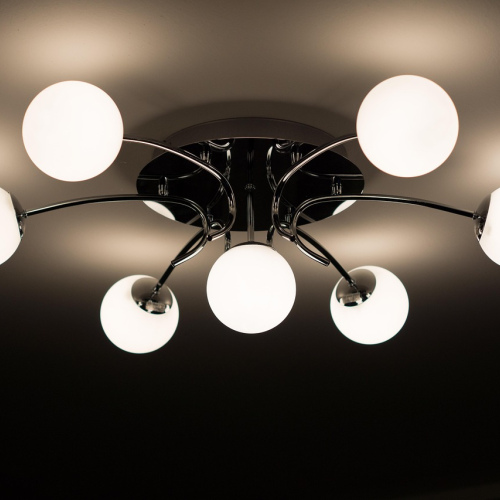 Radiant Blossom Crystal Ceiling Lamp